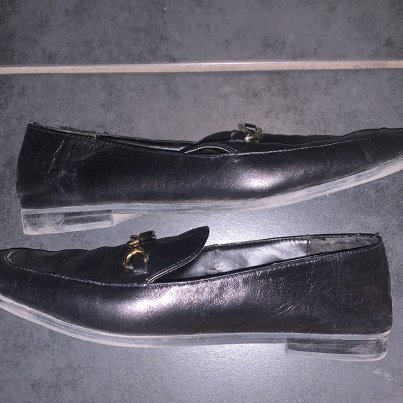 Zara black leather slip on mules - Picture 5 of 6